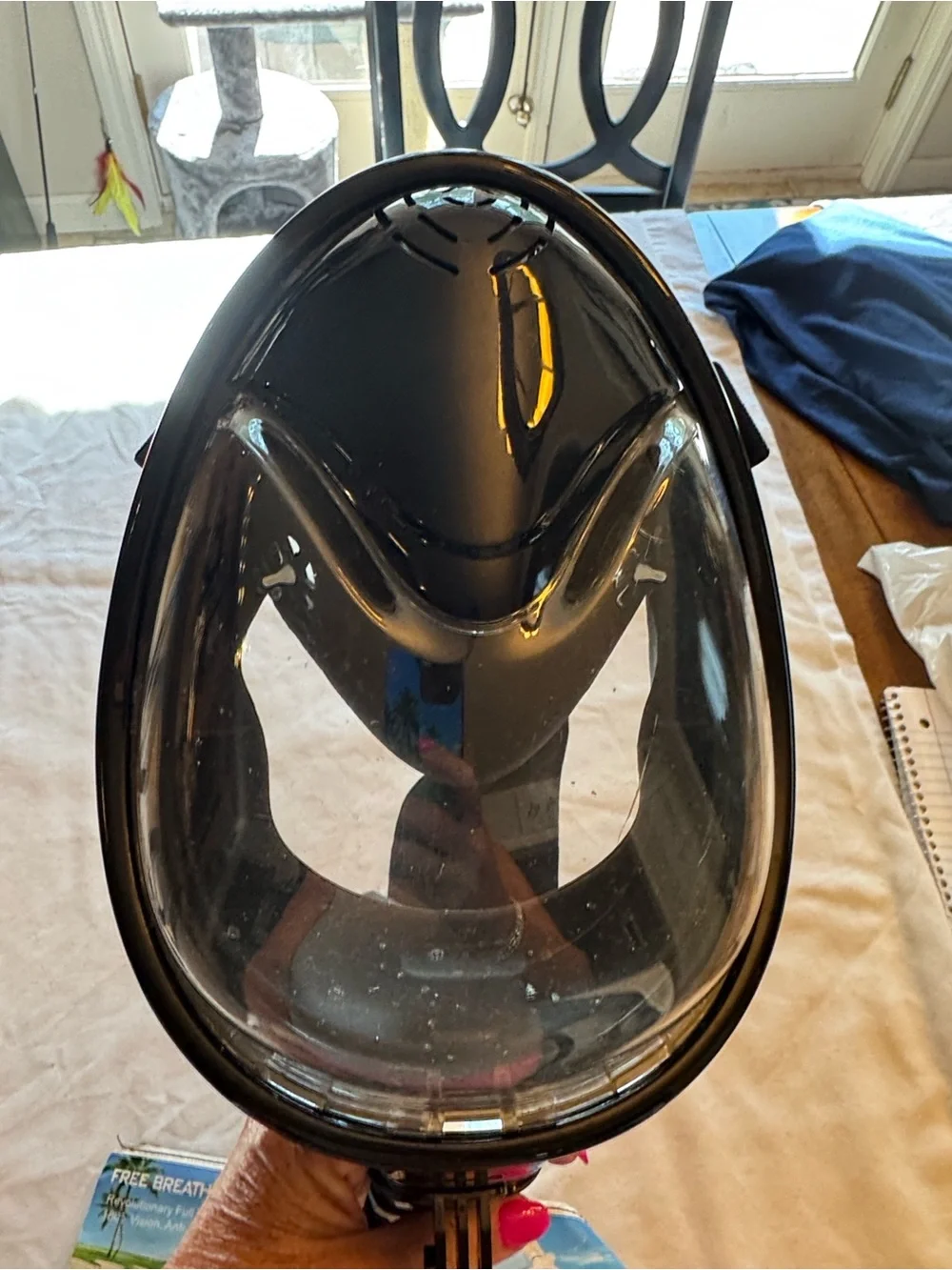 Kids Full-Face Snorkel Mask - Black